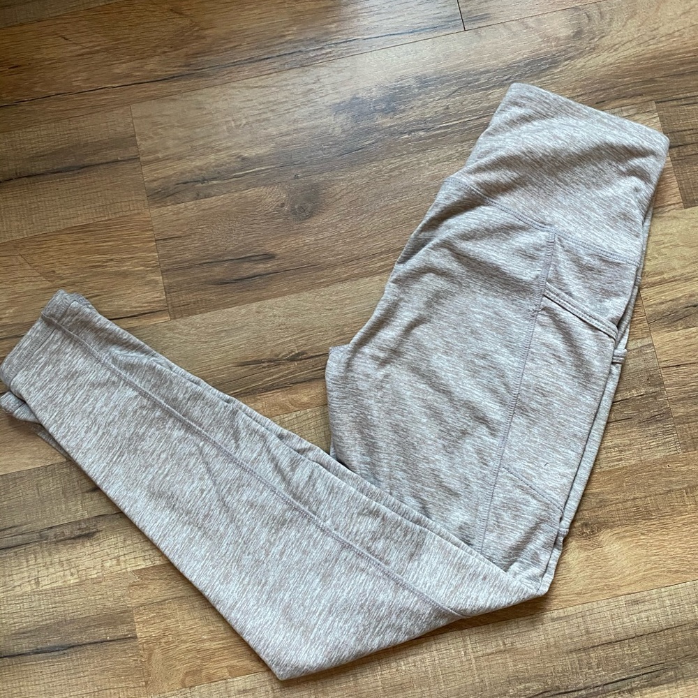 Tan high waisted leggings Xs